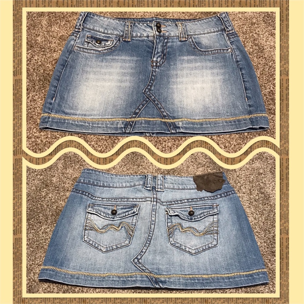 Jean Mini Skirt sz. 7